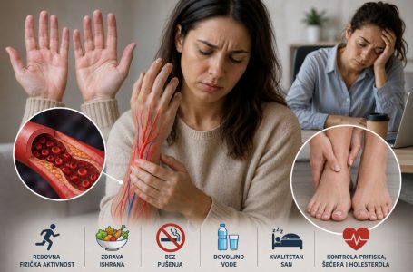 Hladne ruke, trnjenje i umor mogu ukazivati na problem sa krvnim sudovima