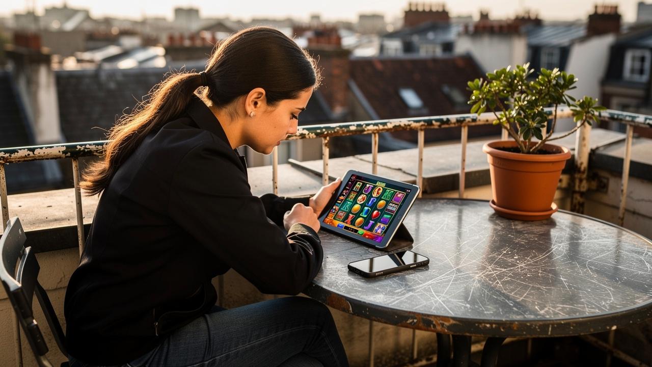 Žena gleda u tablet